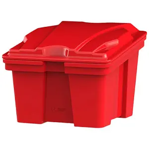Ящик с крышкой 220л (Красный) 1
